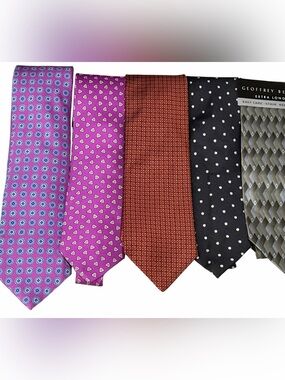 Men's Neck Tie Bulk Lot Tommy Hilfiger John Nordstrom Geoffrey David Donahue B7